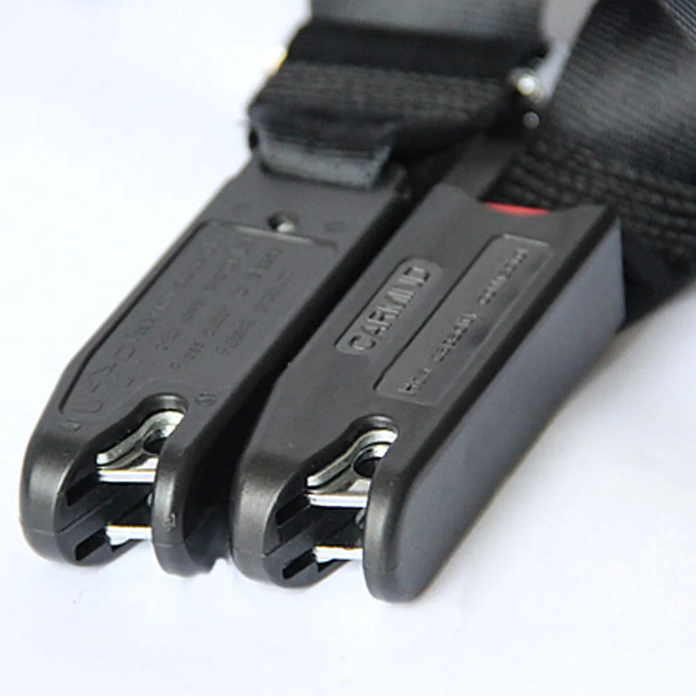 Universal 2-Point Seat Fixing Band: Adjustable Car Child Safety Seat Belt with Isofix/Latch Interface Connection Strap