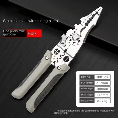 Multi-Functional Electrician Pliers - Wire Splitting & Stripping Tool for Electrical Work
