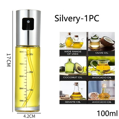 Glass Oil Sprayer Bottle - Olive Oil Mister for Cooking Salad BBQ Baking Kitchen Use