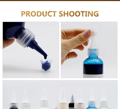 8-Color Airbrush Paint for Temporary Tattoos – 100ml Waterproof Body Art & Semi-Permanent Makeup