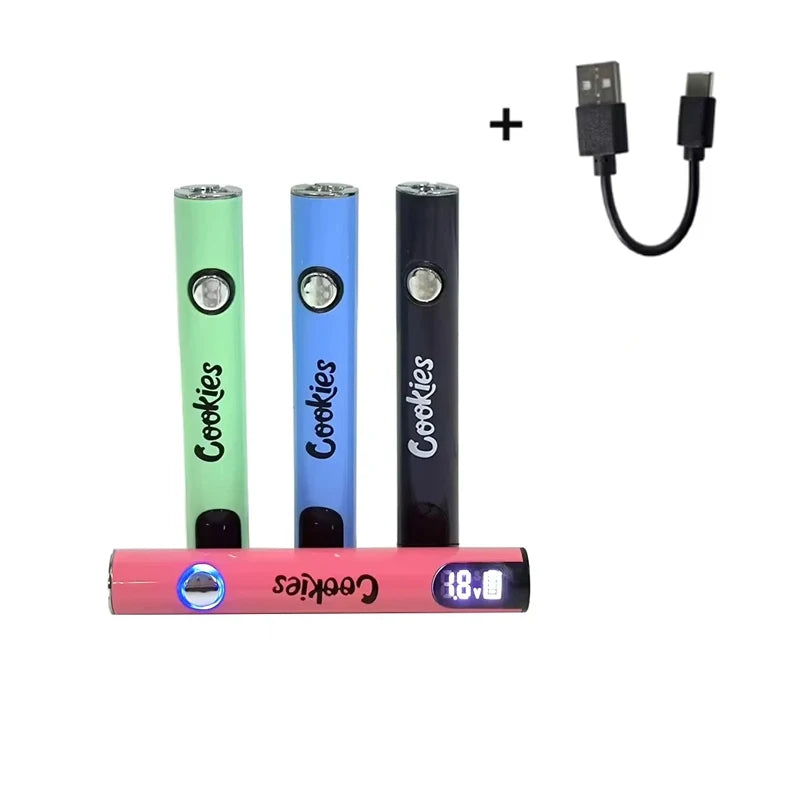 Cookies 650mAh LED Digital Soldering Iron Pen — Smart Preheat & 510-Thread Repair Tool