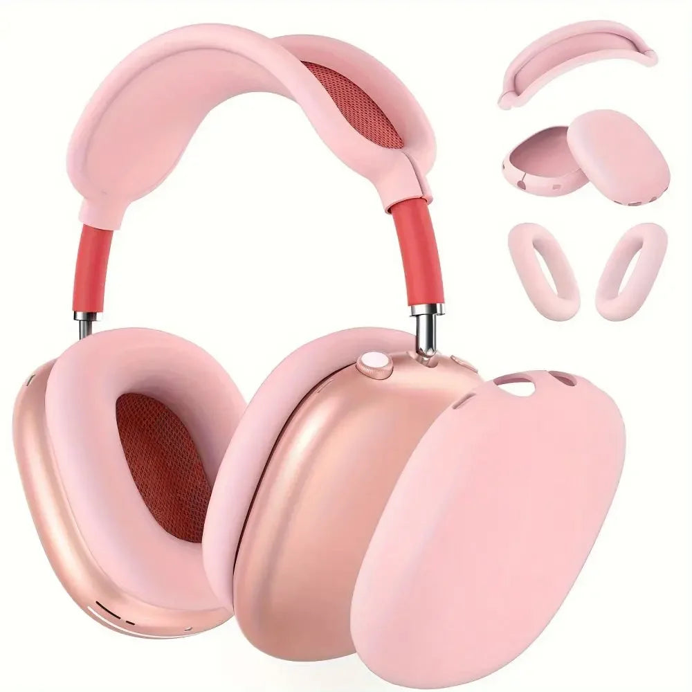 3-in-1 Soft Silicone Shockproof Case for AirPods Max – Anti-Scratch Headphones Skin Protector Cover