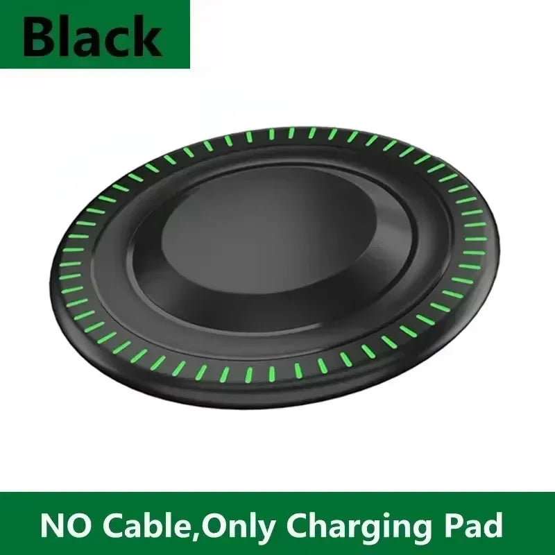 100W Fast Wireless Charger Pad - Charging Station for iPhone 15/14/13/12/X/8, Samsung Galaxy & Xiaomi