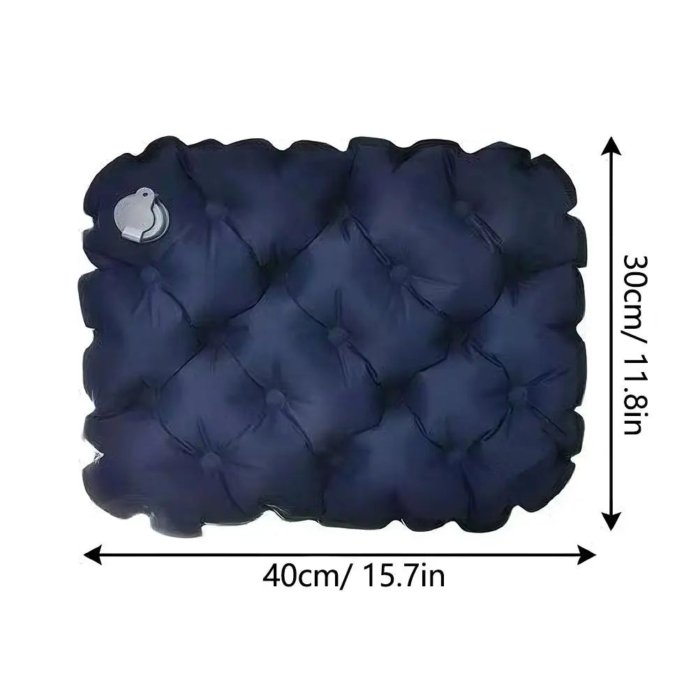 Portable Inflatable Seat Cushion – Lightweight Outdoor Camping Air Pad, Waterproof Anti-Pressure Ulcer Travel Comfort Mat