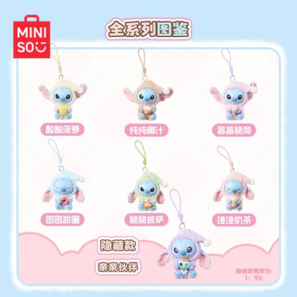 Genuine Stitch "Eat Something Before Sleep" Series Plush Blind Box – Kawaii Vinyl Toy Doll Pendant Surprise Gift for Girls