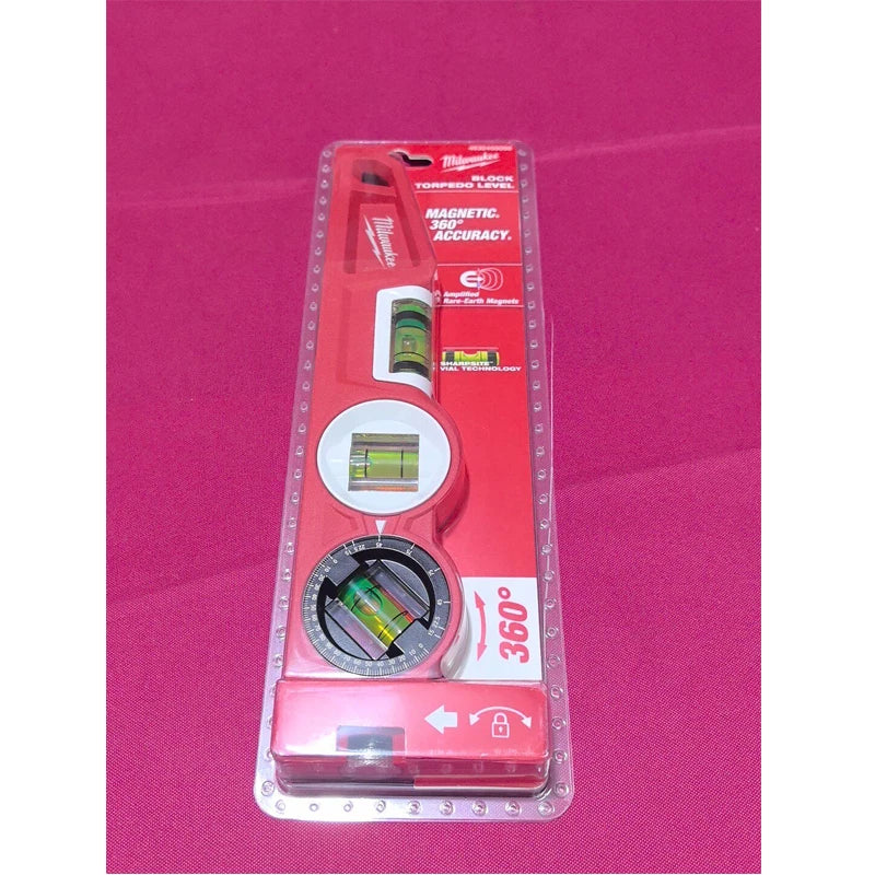 Milwaukee Premium Spirit Level & Angle Finder - High-Accuracy Construction, Plumbing & Woodworking Hand Tools