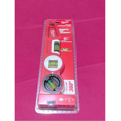 Milwaukee Premium Spirit Level & Angle Finder - High-Accuracy Construction, Plumbing & Woodworking Hand Tools