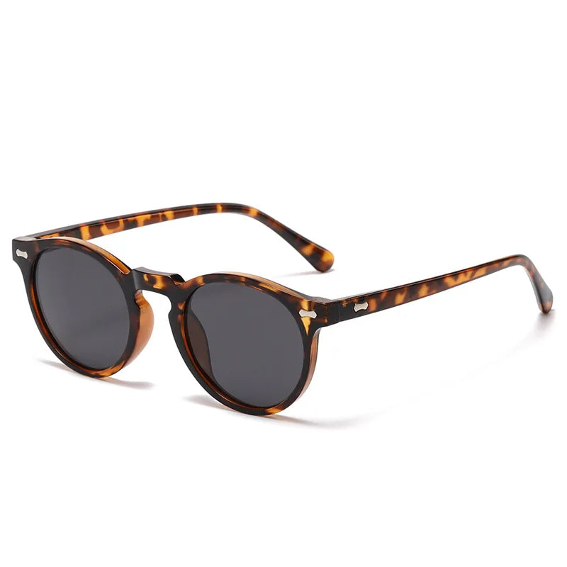 Retro Round Polarized Sunglasses – Vintage Fashion Shades for Men & Women, Driving Eyeglasses