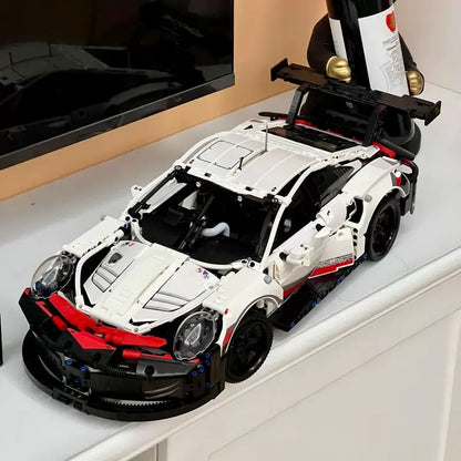 1580PCS RC Car Building Set – 1:10 Technical Racing Car with Motor & LED Lights, Adult Toy Gift