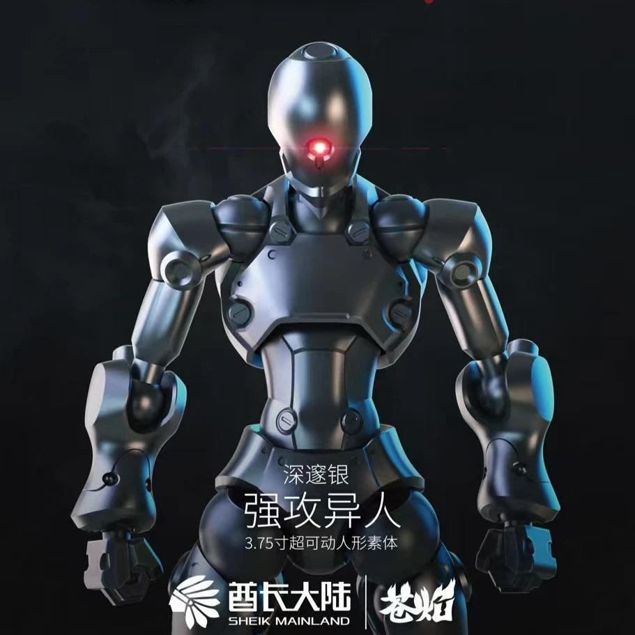 Sheik Mainland 3MIN Project Superhuman 3.75" Articulated Figure – 1/18 Model with 42 Joints & Accessories, Boys Toy Gift