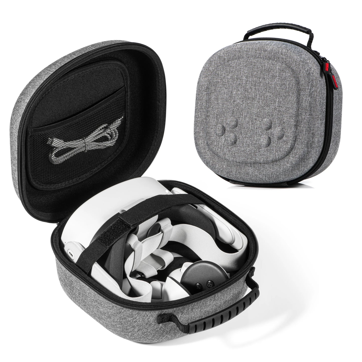 Hard Carrying Case for Oculus Quest 3S/Quest 3/Quest 2 — VR Headset & Controller Accessories Storage