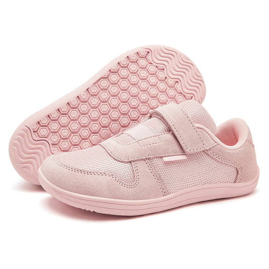 HOBIBEAR Wide Barefoot Shoes – Lightweight Breathable Mesh Sneakers for Boys & Girls