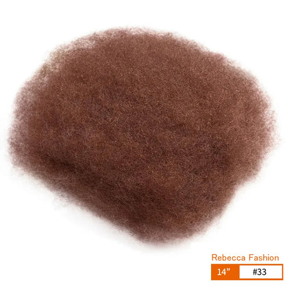 Brazilian Remy Afro Kinky Curly Bulk Human Hair – 50g Braiding Extensions for Dreadlocks & Crochet Twists