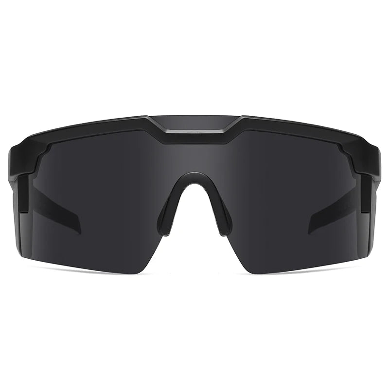 NEW High-Quality Luxury Heat Wave Brand Sunglasses – Square Conjoined Lens Cycling Glasses for Men and Women, UV400 Protection