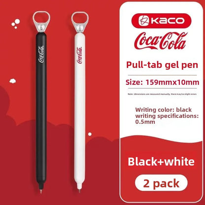 KACO Lingyue Pull-Tab Gel Pens - Multi-Color Quick-Dry Smooth Writing Stationery Collection