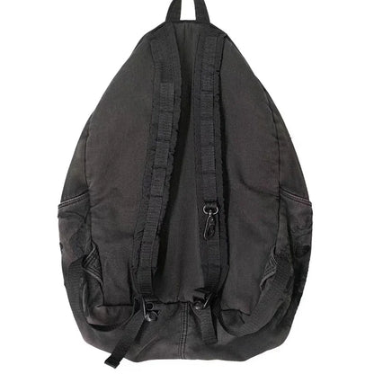 Y2K Aesthetic Embroidered Letter Backpack – Vintage Gothic Patchwork Schoolbag for Students, Casual Luxury Design