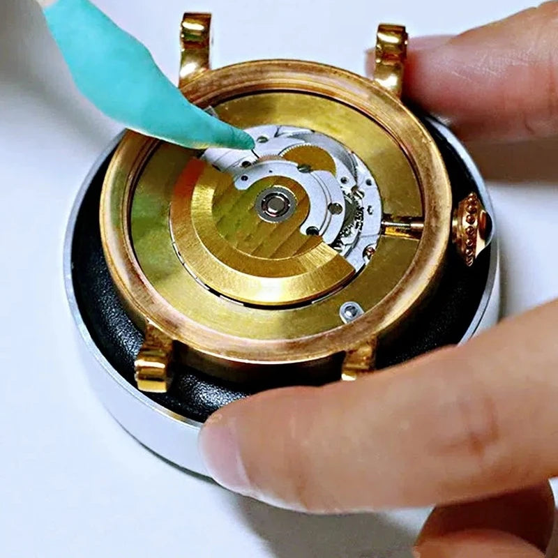 Watch Movement Casing Cushion Pads – Leather Protective Holder for Repair & Battery Change (1/4/6/9/13PCS)