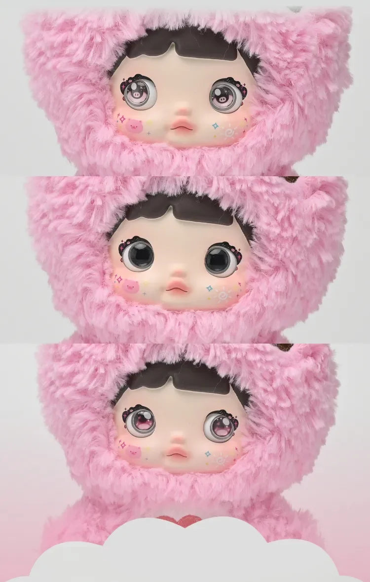 Nommi Cute Plush Blind Box Series — Random 21cm Collectible Plush Toy, 6 Pack Set