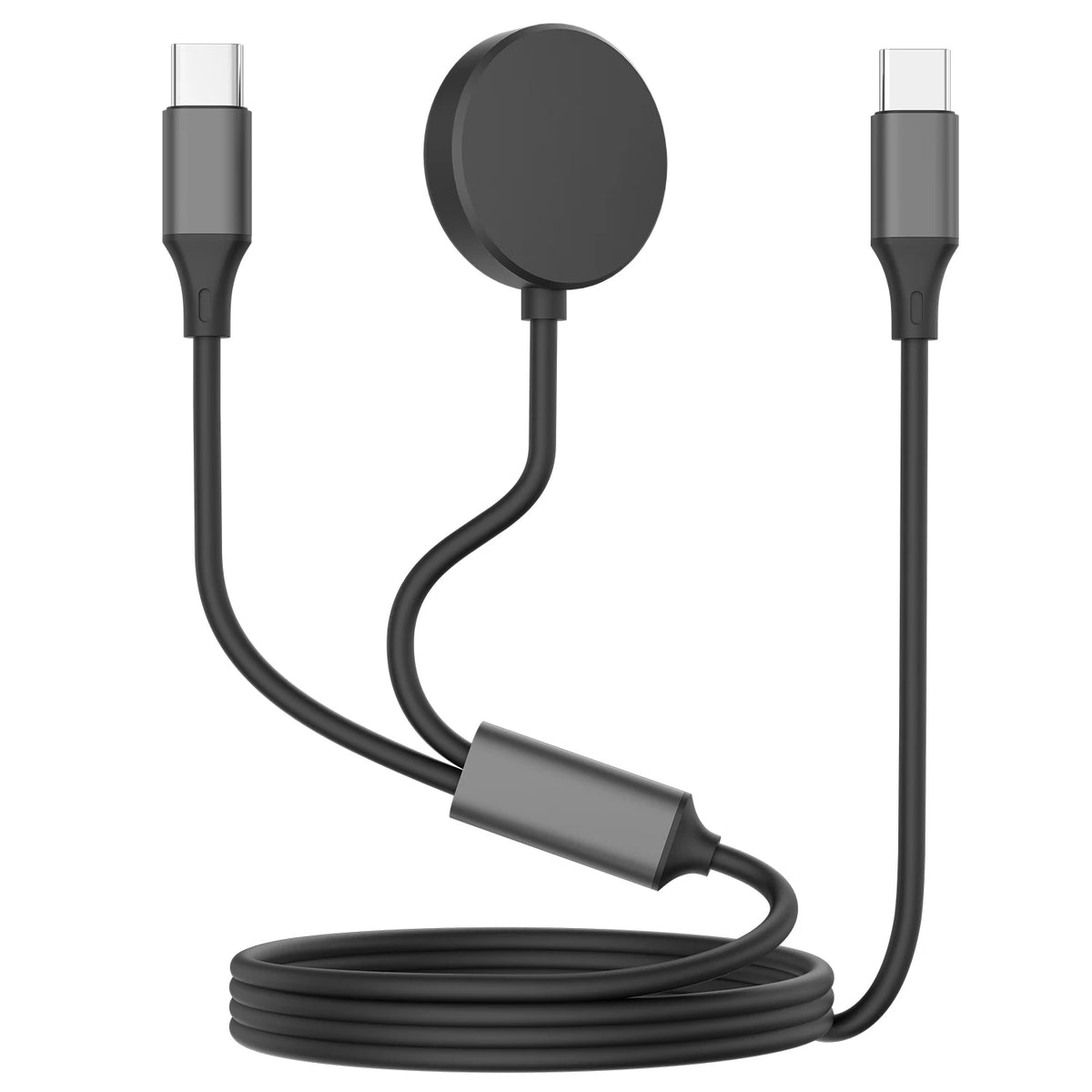Samsung Galaxy Watch USB-C Fast Charger - PD 60W Charging Cable for Galaxy Watch Ultra, 7, 6, 6 Classic, 5, 5 Pro and Galaxy S25, S24, S23, Z Fold 6