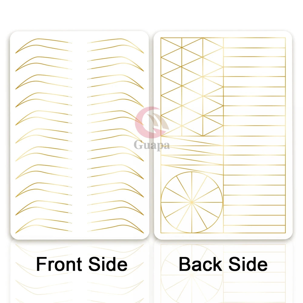 Microblading Practice Skin Sheets — Eyebrow Segment Tip Joint Texture for Semi-Permanent Makeup Training