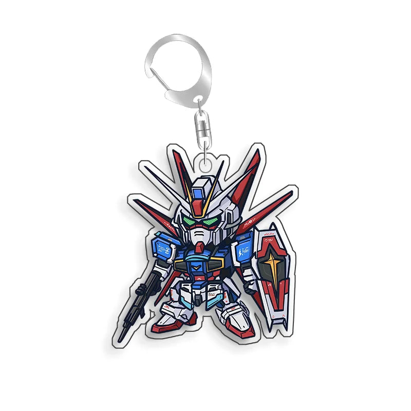 Gundam Freedom ZGMF-X10A Keychain - Recycled Acrylic Anime Backpack Pendant and Collectible Gift for Fans