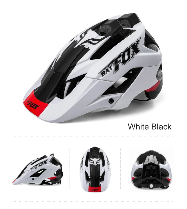BATFOX MTB Cycling Helmet — Integrally-Molded Mountain Bike Helmet for Speed & Safety