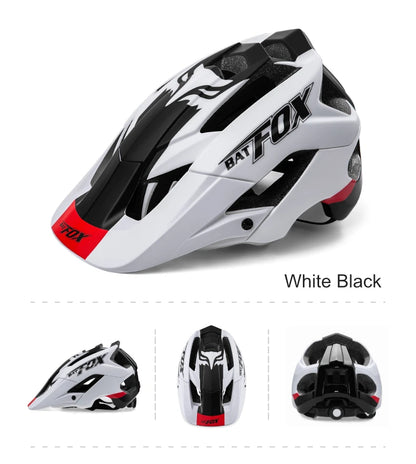BATFOX MTB Cycling Helmet — Integrally-Molded Mountain Bike Helmet for Speed & Safety