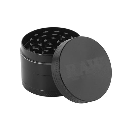 Black Herb Spice Grinder & Rolling Tray Combo