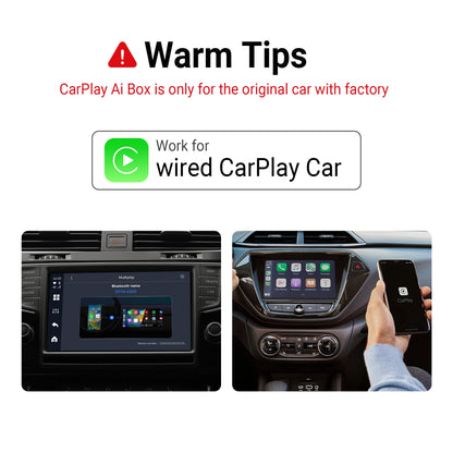 OTTOCAST P3 Android AI Box – Wireless CarPlay & Android Auto with HDMI Output, Built-in GPS, YouTube & Netflix for Car