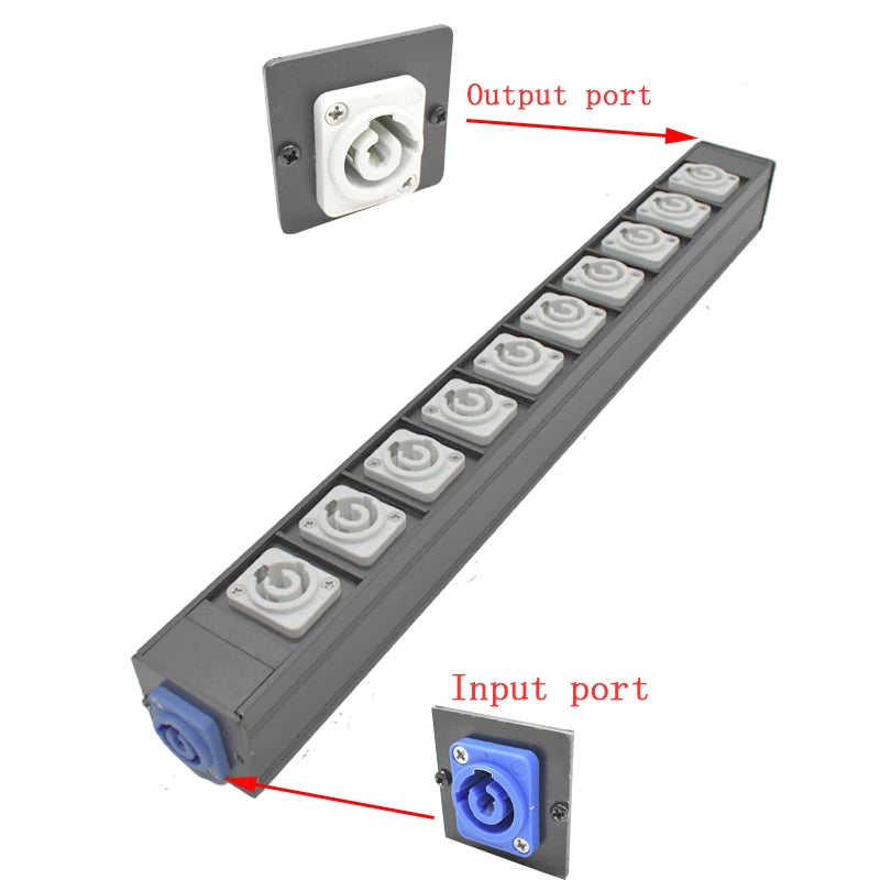 Chassis Light Connector – LED Power Connector AC Coupler Adapter Extender, NAC3MPA/NAC3MPB Aviation Socket 1-13AC