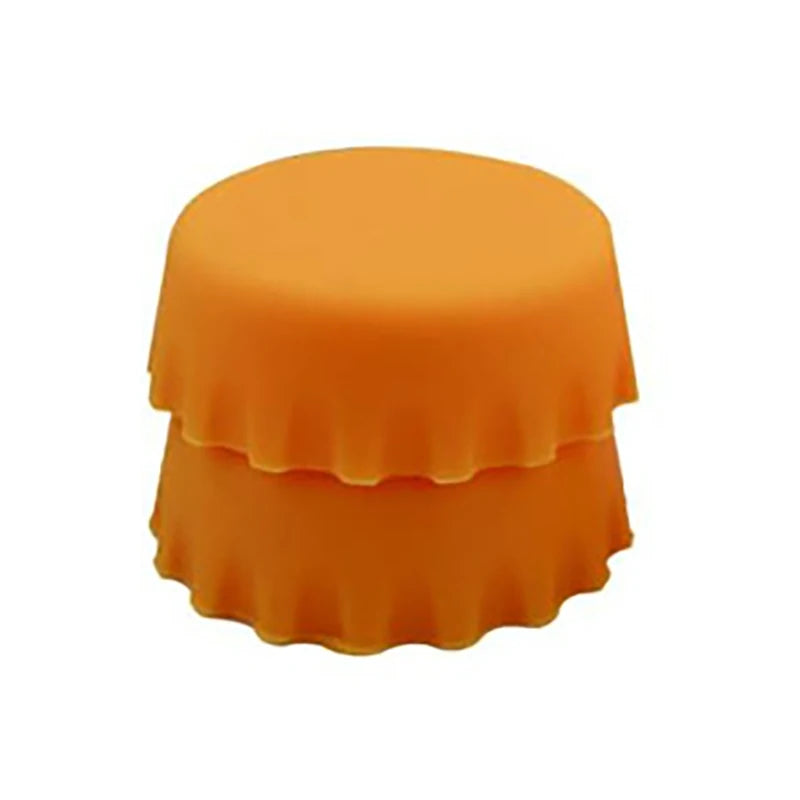 2/6/12pcs Silicone Beer Bottle Caps – Preservative Covers for Wine, Vinegar, Soy, and Cocktail Bottles
