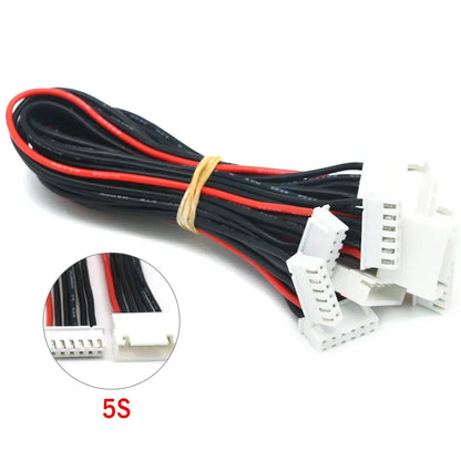 5pcs JST-XH Lipo Balance Wire Extension – 1S-6S 22AWG 20cm Charging Cable for RC Battery