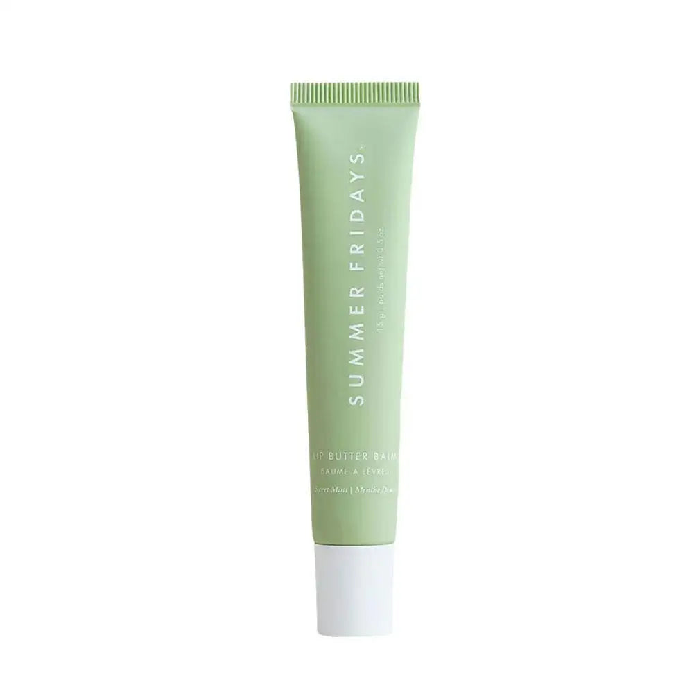 Summer Fridays Vanilla Beige Lip Balm Set – Moisturizing Lip Gloss & Transparent Lipstick with Soft Tube & Mirror