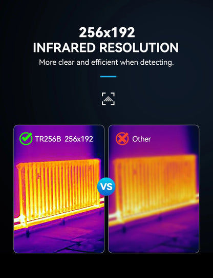 EMILESEEY TR256E/B Thermal Imager Camera 256x192 - Infrared Temperature Meter for PCB and Pipeline Repair Detection