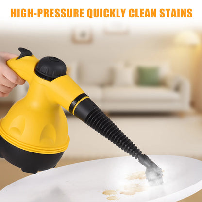 Pressurized Handheld SteamShot Steam Cleaner - Hard Surface Cleaner for Stain Removal, Curtains, Car Seats & Floors