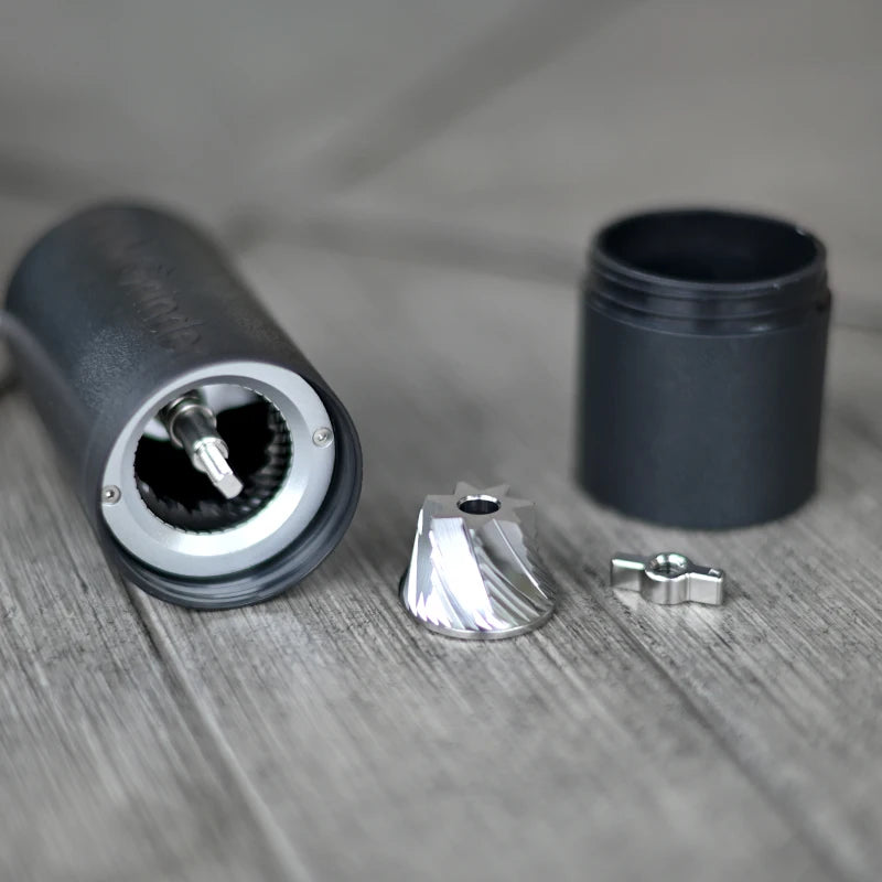 KINGrinder P0/P1/P2 Manual Coffee Grinder — Lightweight Stainless Steel Hand Grinder for Moka Pot & Drip Coffee