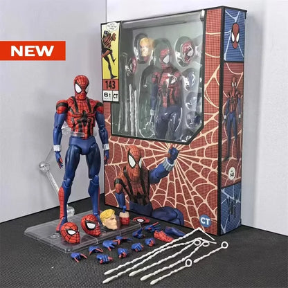 Ct Toys Spiderman Mafex 143 Ben Reilly Comic Version – The Amazing Spider-Man Anime Action Figure, Collectible Toy Gift