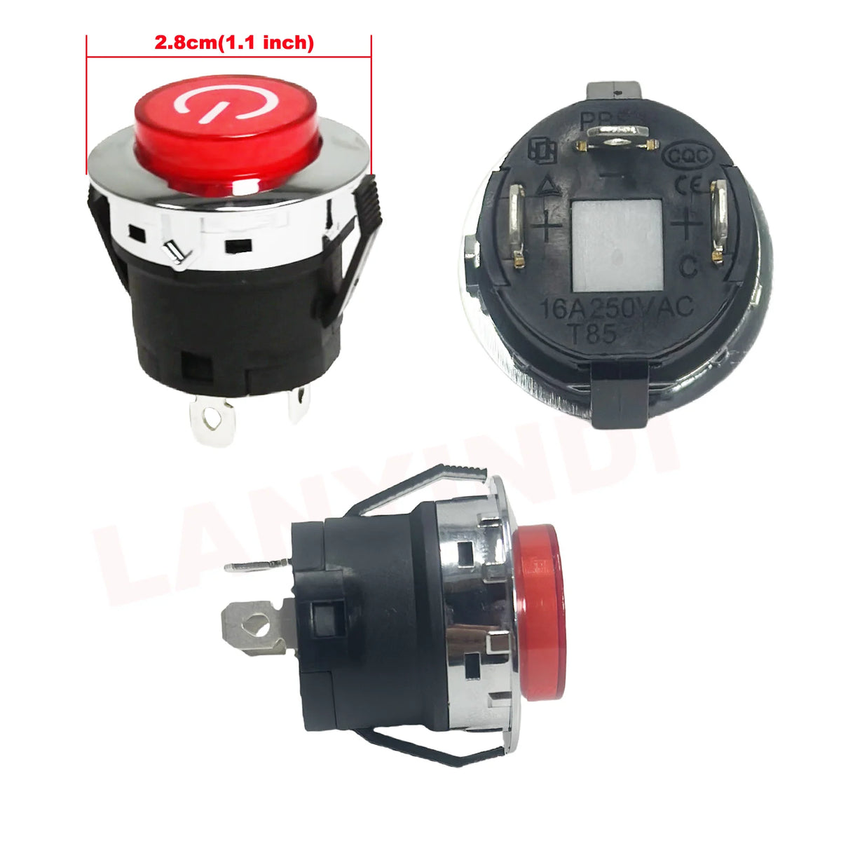 Kids Electric Ride-On Car Switch - Replacement Power Switch for Toy Cars, Motorcycles & Remote Control Vehicles