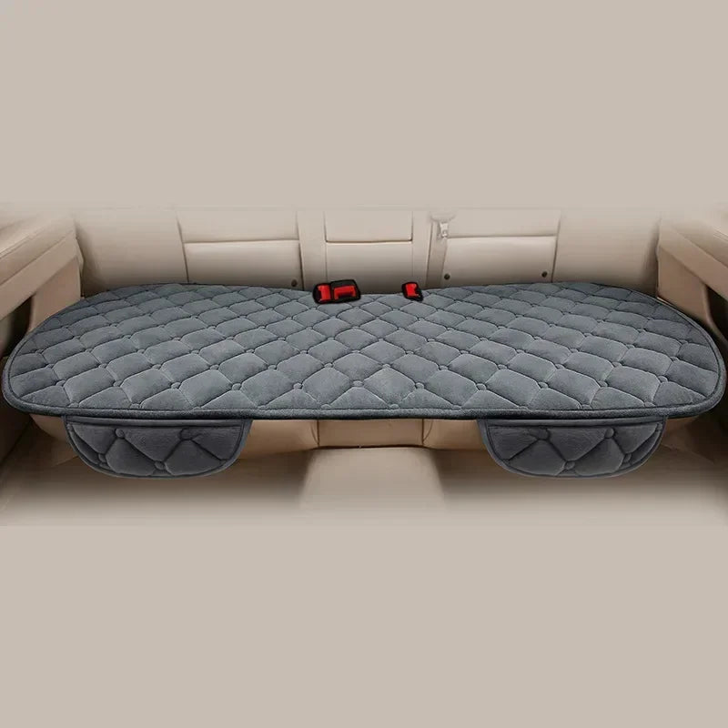 Warm Plush Car Seat Covers - Winter Seat Cushion Protectors for Sedan, Hatchback & SUV