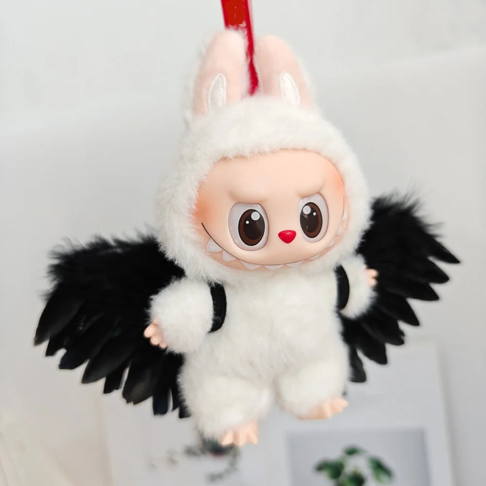 Labubu V1 V2 V3 Doll Clothes — Plush Idol Angel Wings Series Decoration DIY Toy Accessories Gift