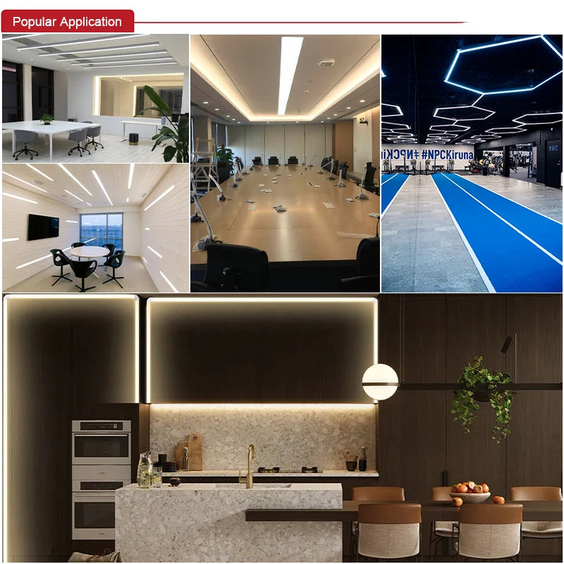 UL Listed COB LED Strip Light - 16.4ft High-Density Flexible Tape Light, DC12V/24V, 3000K-6500K, RA90