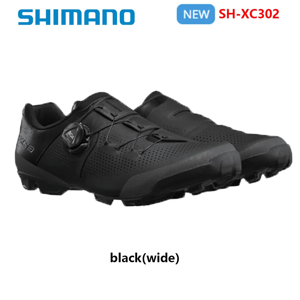 Shimano SH-XC300 Mountain Bike Cycling Shoes - XC3 XC300 XC302 Self-Locking Shoes with Fiberglass Sole
