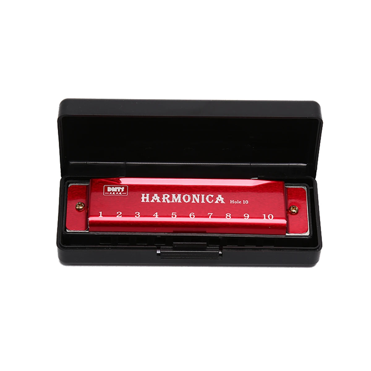 Harmonica Key of C - 10 Hole Diatonic for Beginners, Students & Kids with Case, Gift Ready
