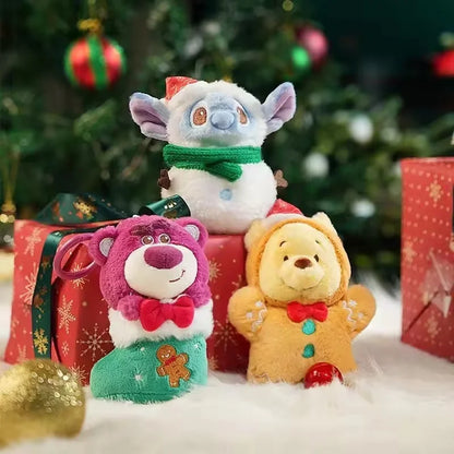 Cute Christmas Plush Keychain – Cartoon Doll Pendant for Backpack & Gifts