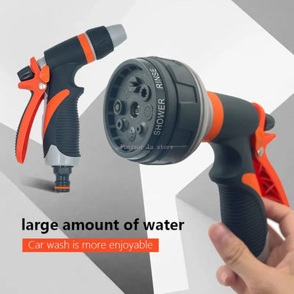 Multi-Function Hand-Held Hose Sprinkle Nozzle - High-Pressure Durable Tools for Lawn Watering, Car Wash, and Garden
