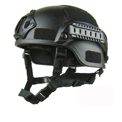FAST MICH2000 Tactical Helmet - Protective Outdoor Helmet for Airsoft, Paintball & Riding