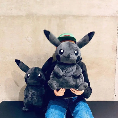 30cm Dark Pikachu Plush — Pokémon X Fragment Anime Kawaii Pop Doll, Pillow & Birthday Gift