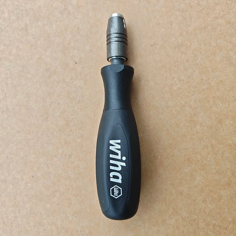 Wiha 47340 CentroFix Screwdriver Handle - 1/4-Inch Hex Quick-Change Bit Holder