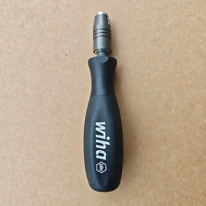 Wiha 47340 CentroFix Screwdriver Handle - 1/4-Inch Hex Quick-Change Bit Holder