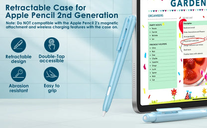 Premium PC Case for Apple Pencil 2nd Gen – Protective Stylus Holder Sleeve